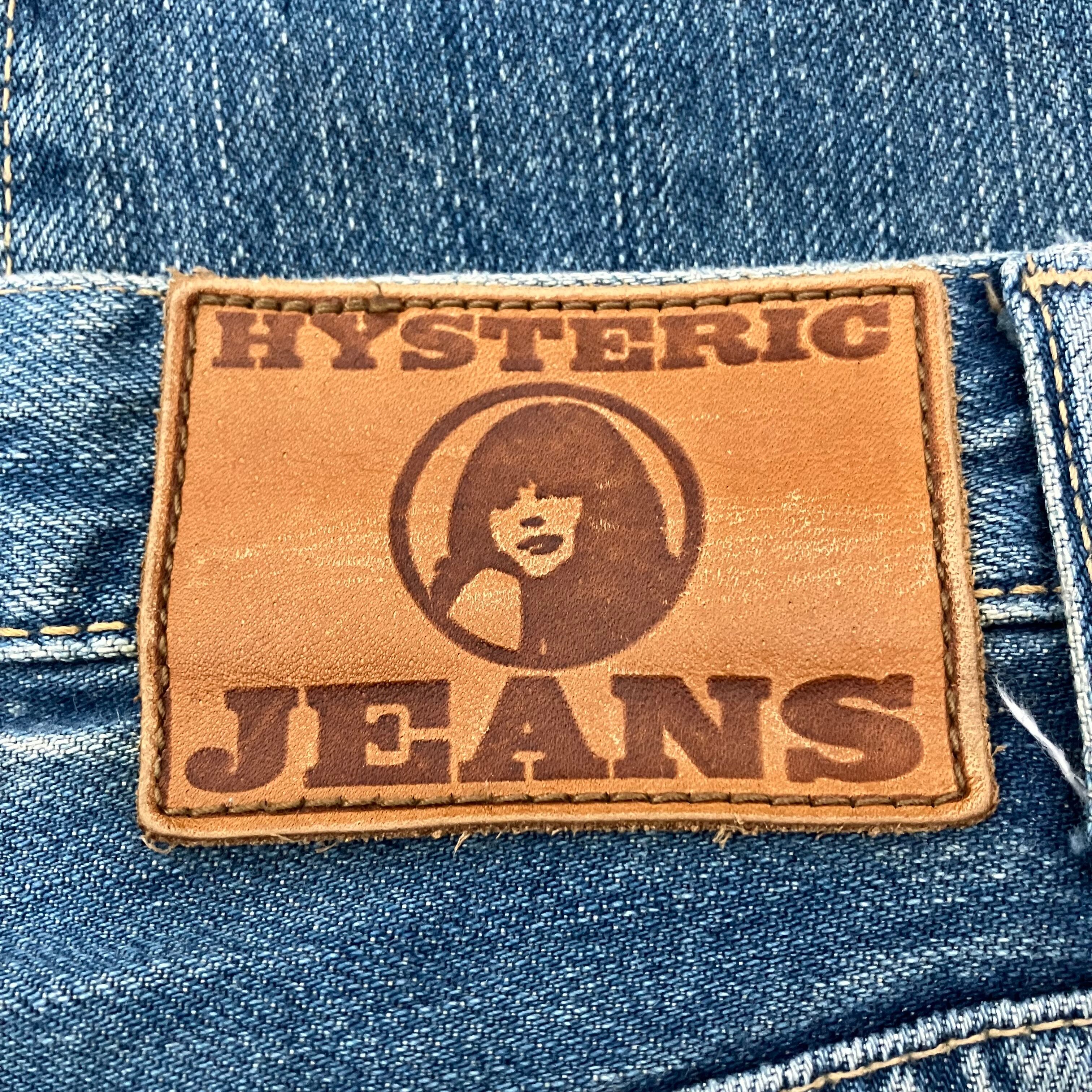 VINTAGE HYSTERIC GLAMOUR Damage Studs Skinny Denim Pants』USED