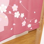 【受注生産】のれん 線桜 85×45cm 27594