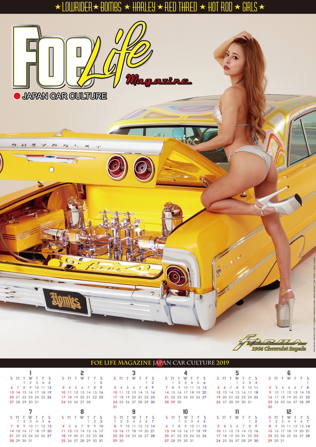 F.L.M. POSTER TYPE CALENDARS 2019 (A2版)