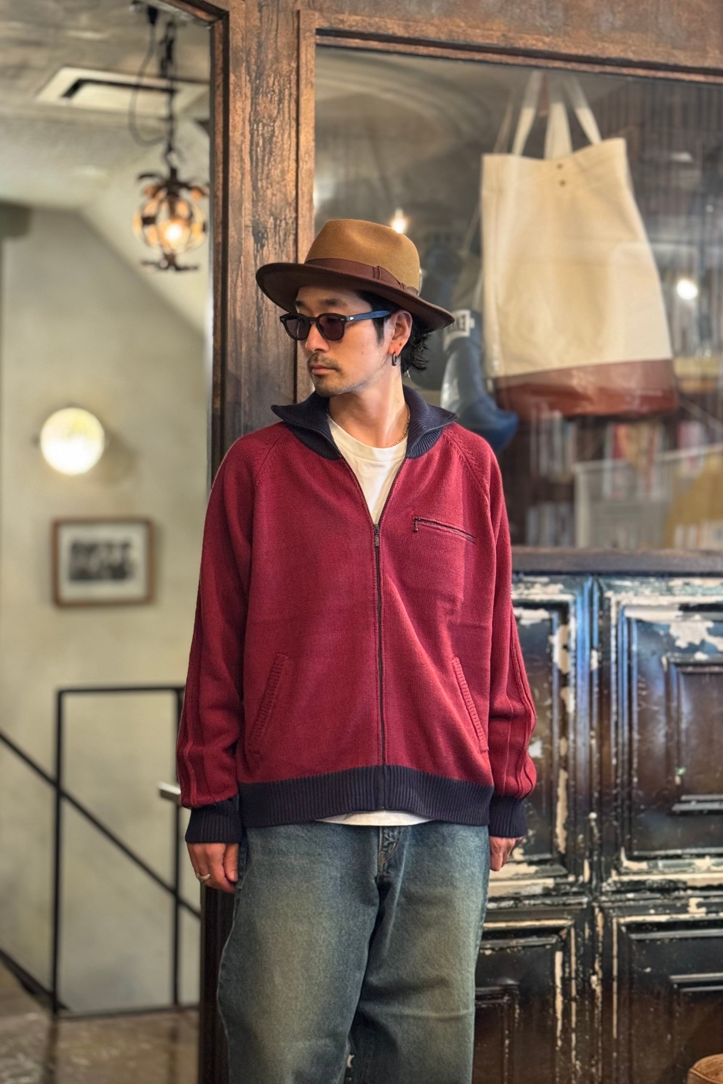 ANACHRONORM/アナクロノーム BICOLOR DRIVERS KNIT AN394 | MAMBO