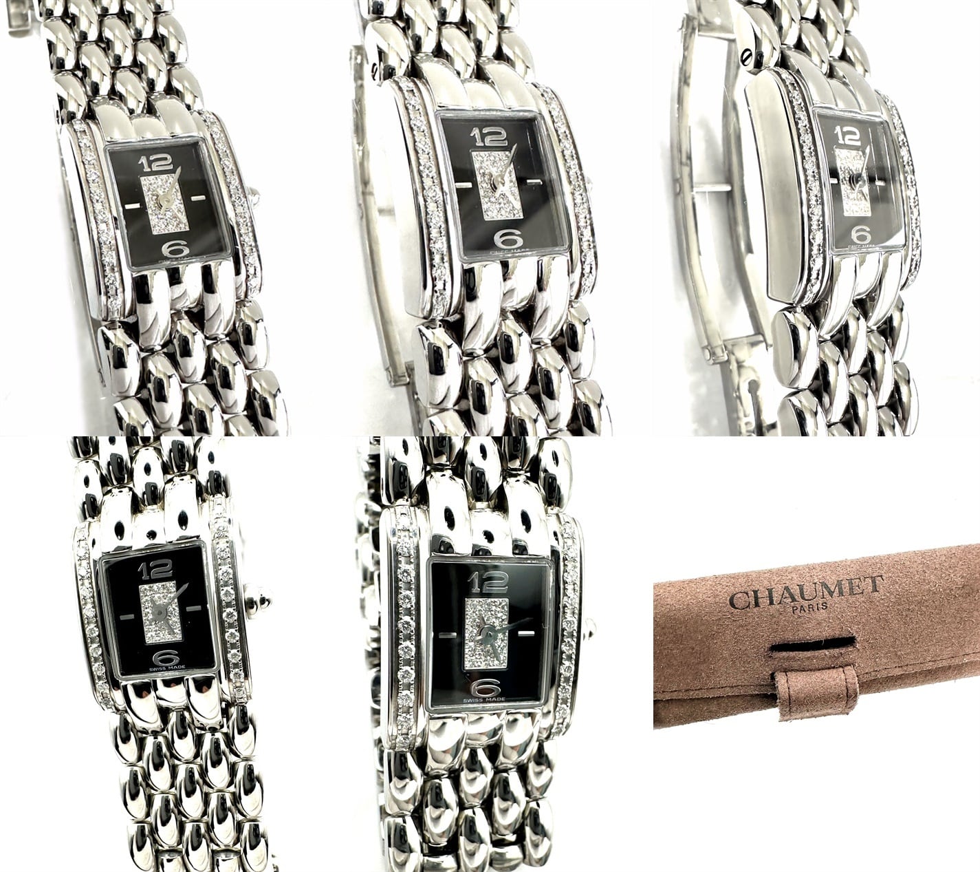 CHAUMET ショーメ ケイシス ダイヤモンド パヴェ Qz クォーツ 時計