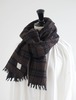 LOCALLY(ローカリー) /check muffler / black × brown × gray