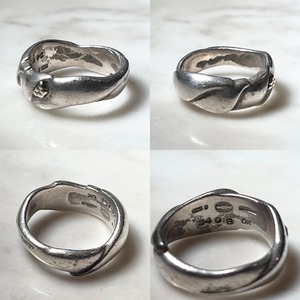 GEORG JENSEN silver ring "240 B" designed by Ole Kortzau