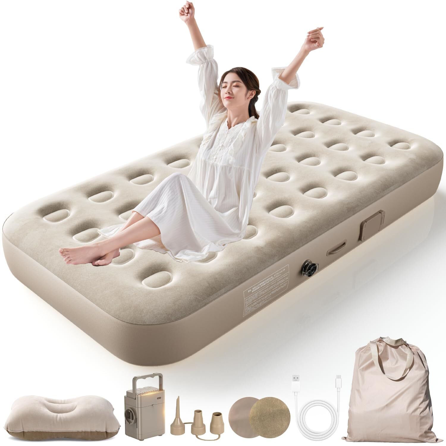 新春セール】エアーベッド 花見 キャンプ マット キャンプ用品 エアー