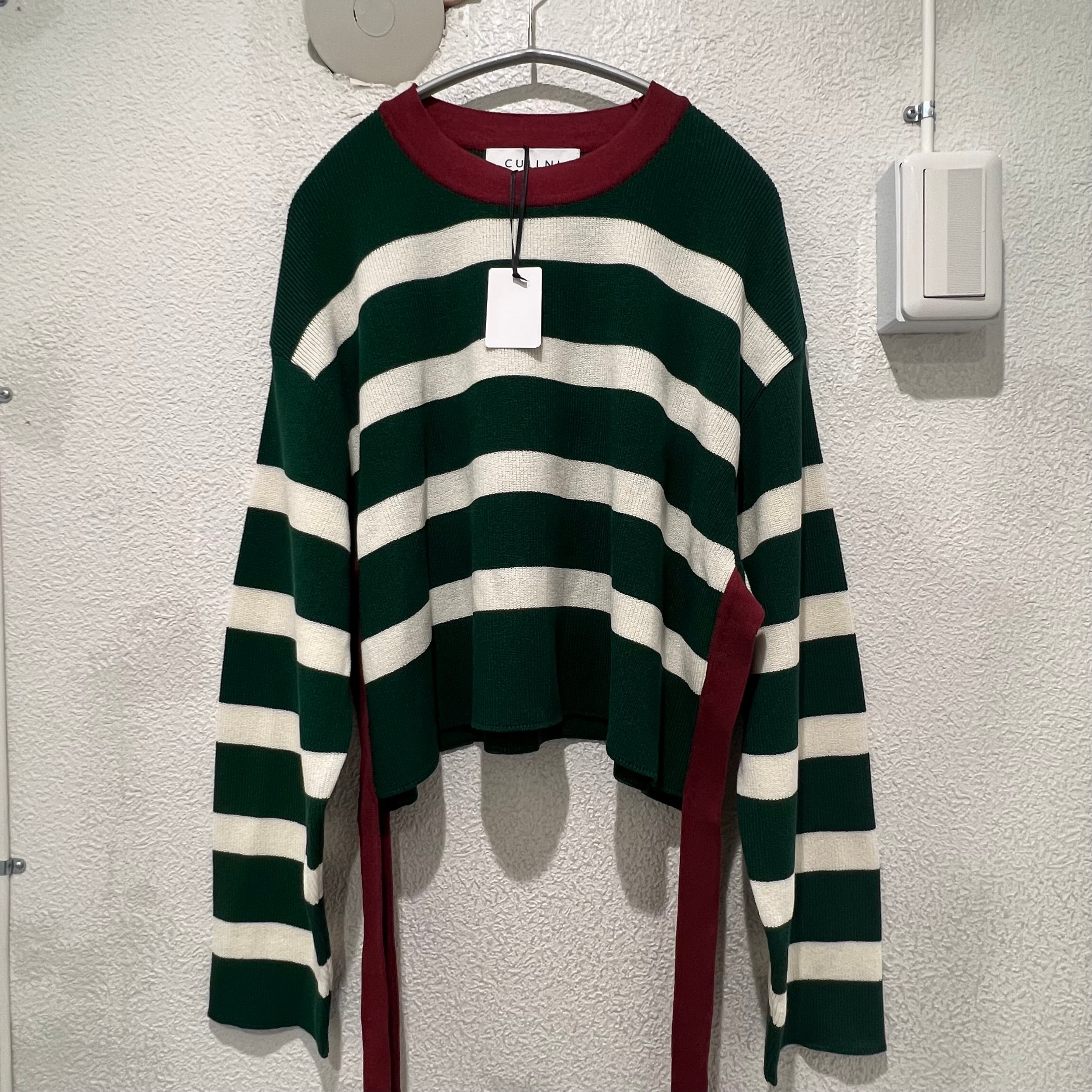 CULLNI クルニ 22-SS-040 22SS リボンベルトニットプルオーバー 新品 1 