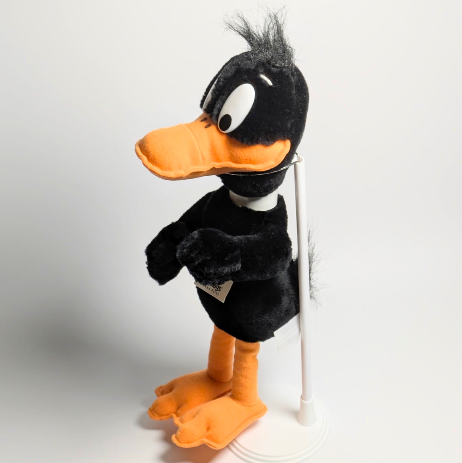 ☆VINTAGE 1994☆【 Looney Tunes ( ルーニーテューンズ ) 】 ダフィー・ダック Six Flags Theme Parks 限定 / ぬいぐるみ / プラッシュ 〚アメリカン雑貨 アメトイ〛