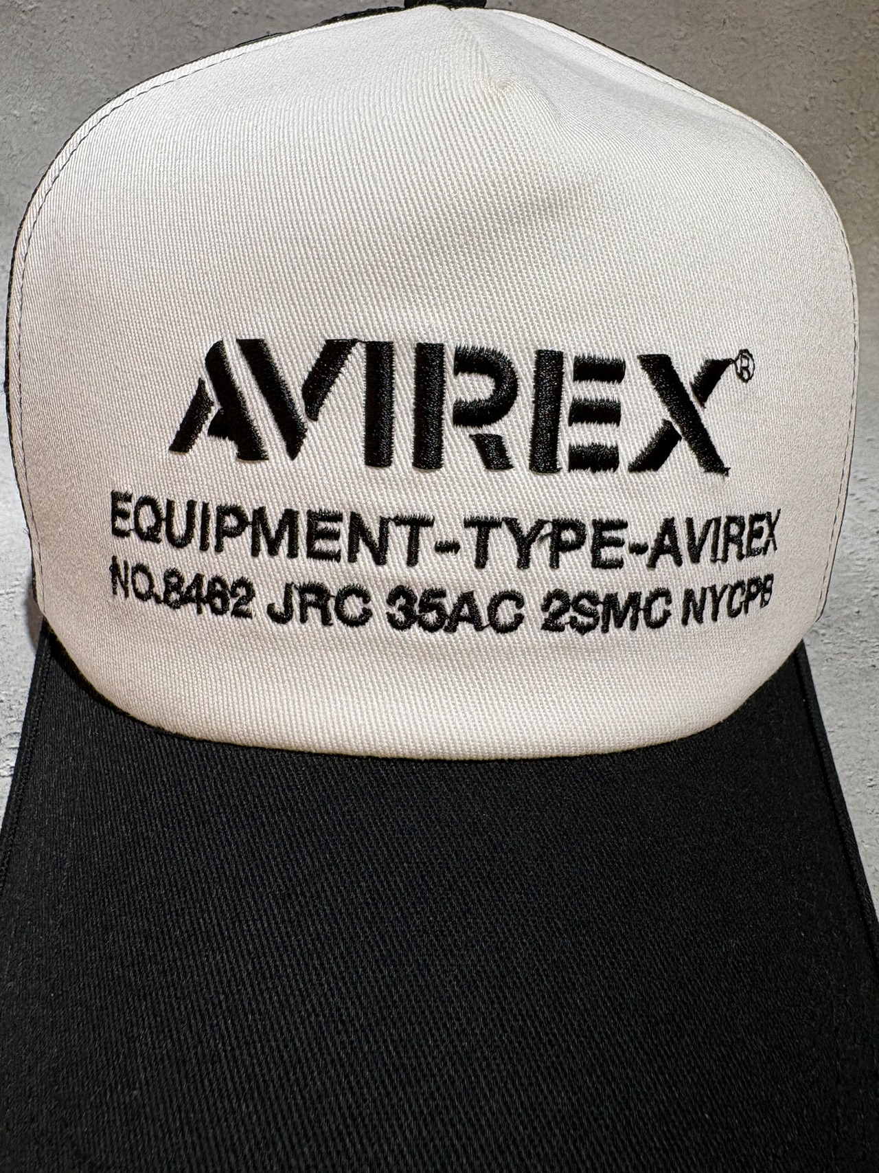 AVIREX / アヴィレックス NUMBERING MESH CAP  メッシュキャップ ホワイト ビックサイズ