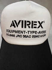 AVIREX / アヴィレックス NUMBERING MESH CAP  メッシュキャップ ホワイト ビックサイズ