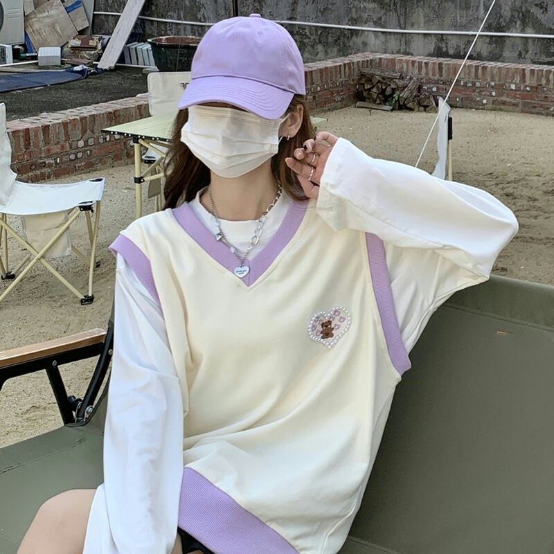 スタイルスプリングオータムアウターレッドVネック 春物 秋物 試着室59258024642