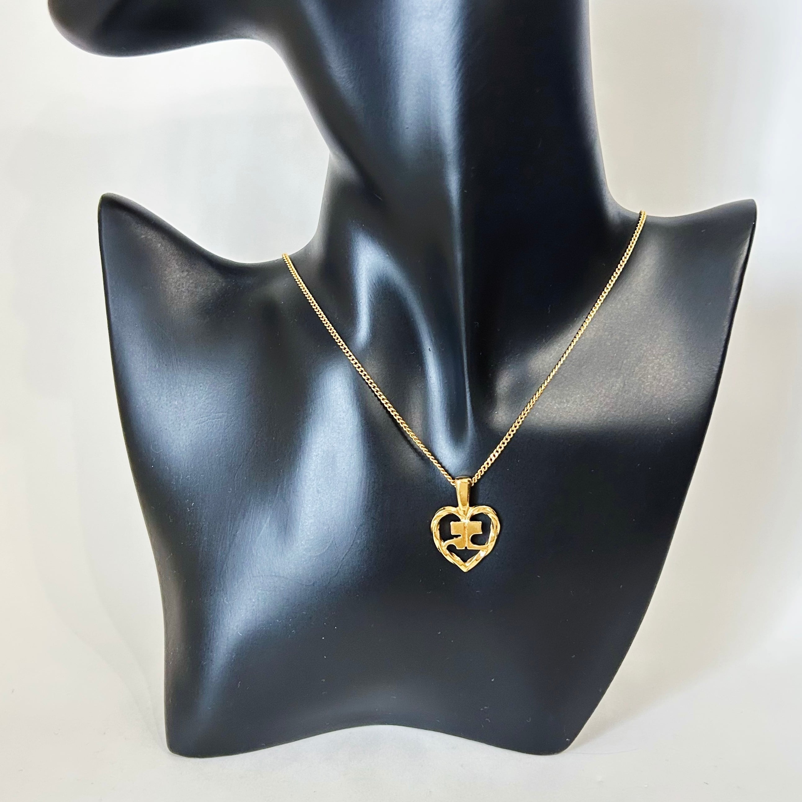 レア RECON リーコン ネックレス archive 裏原 C7126】courreges heart emblem necklace/クレージュ/ネックレス