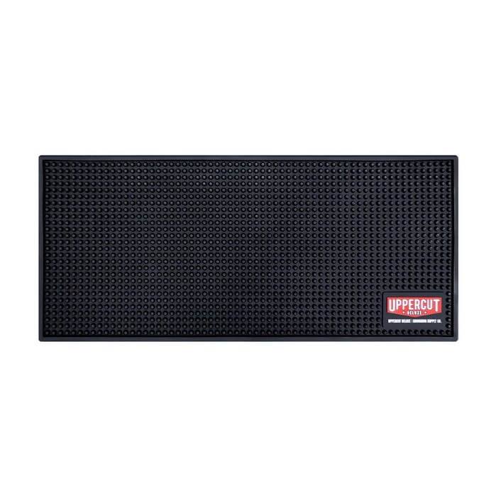 UPPERCUT DELUXE バーバーツールマット 約45x25cm 横長サイズ ブラック
