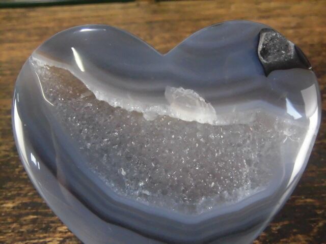 【瑪瑙カービング】　ハート瑪瑙　no.9