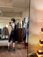 made in Italy ネイビーオールインワン