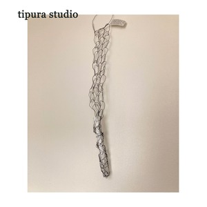 tipura studio / 編み網一輪挿し