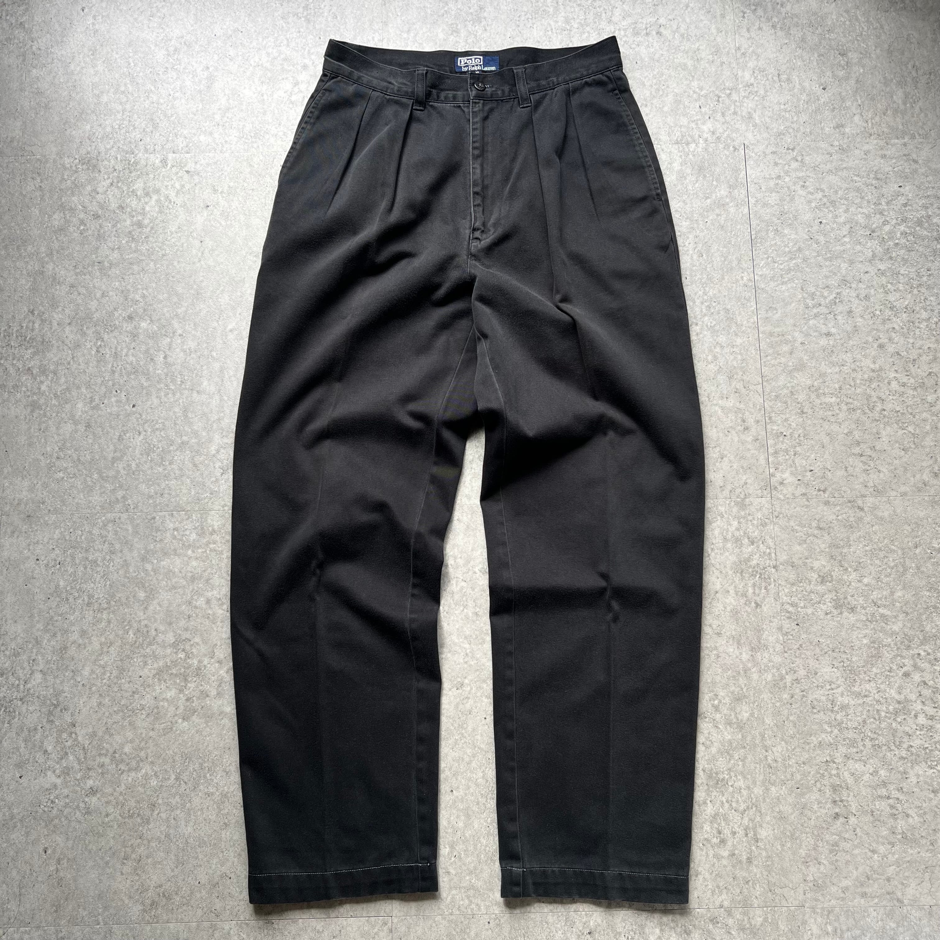 90s Ralph Lauren ポロバイラルフローレン ポロチノ ブラック 黒 90s 