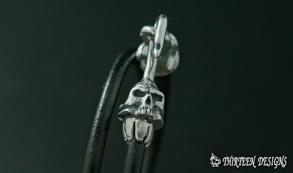 THIRTEENDESIGNS サーティーンデザインズ KBA-2 DOUBLE ROLLING SKULL