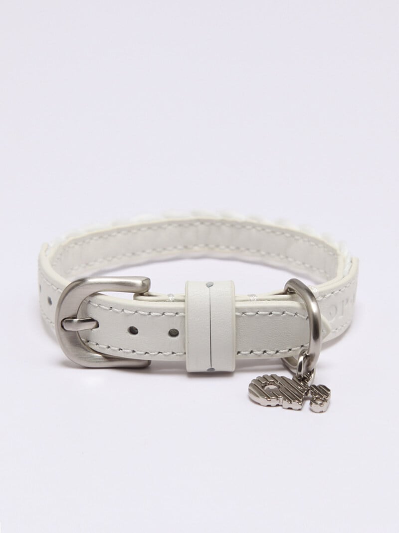 予約【orolo】rolo weaving collor (White)