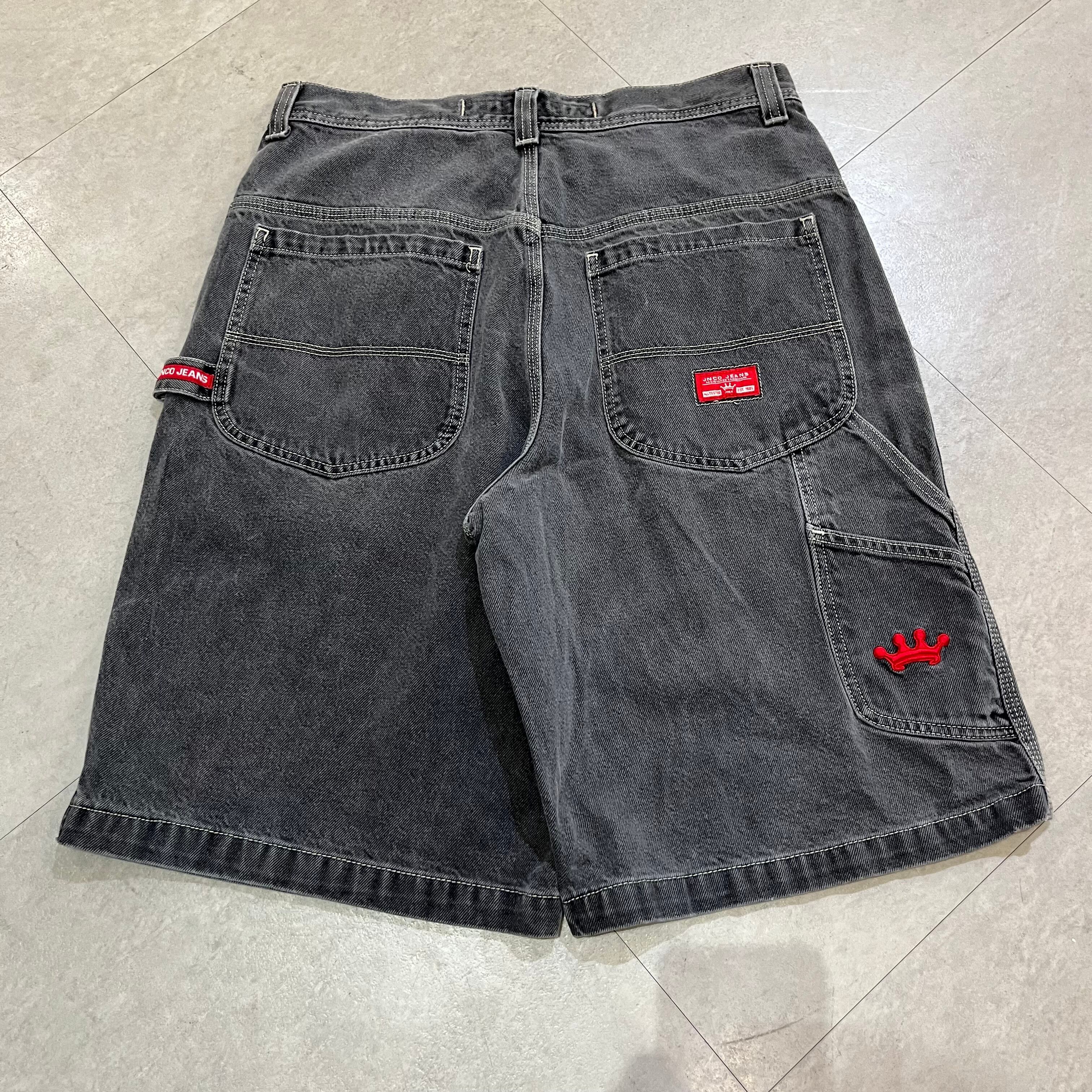 W32 90s KIK WEARサイドラインバギーデニム　黒 レイヴ　JNCO $_12.JPG?set_id=880000500F