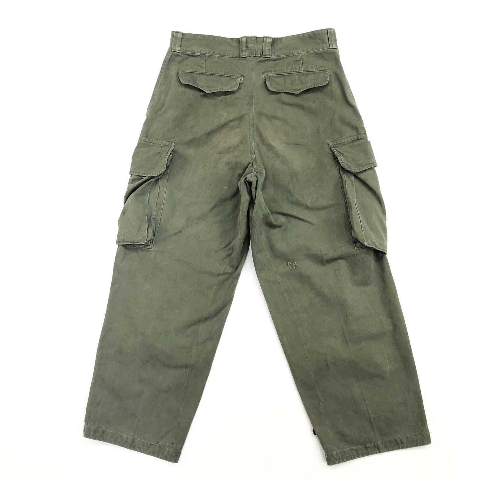 FRENCH ARMY フランス軍 60年代 M-47 カーゴパンツ 後期型 むきだし 1