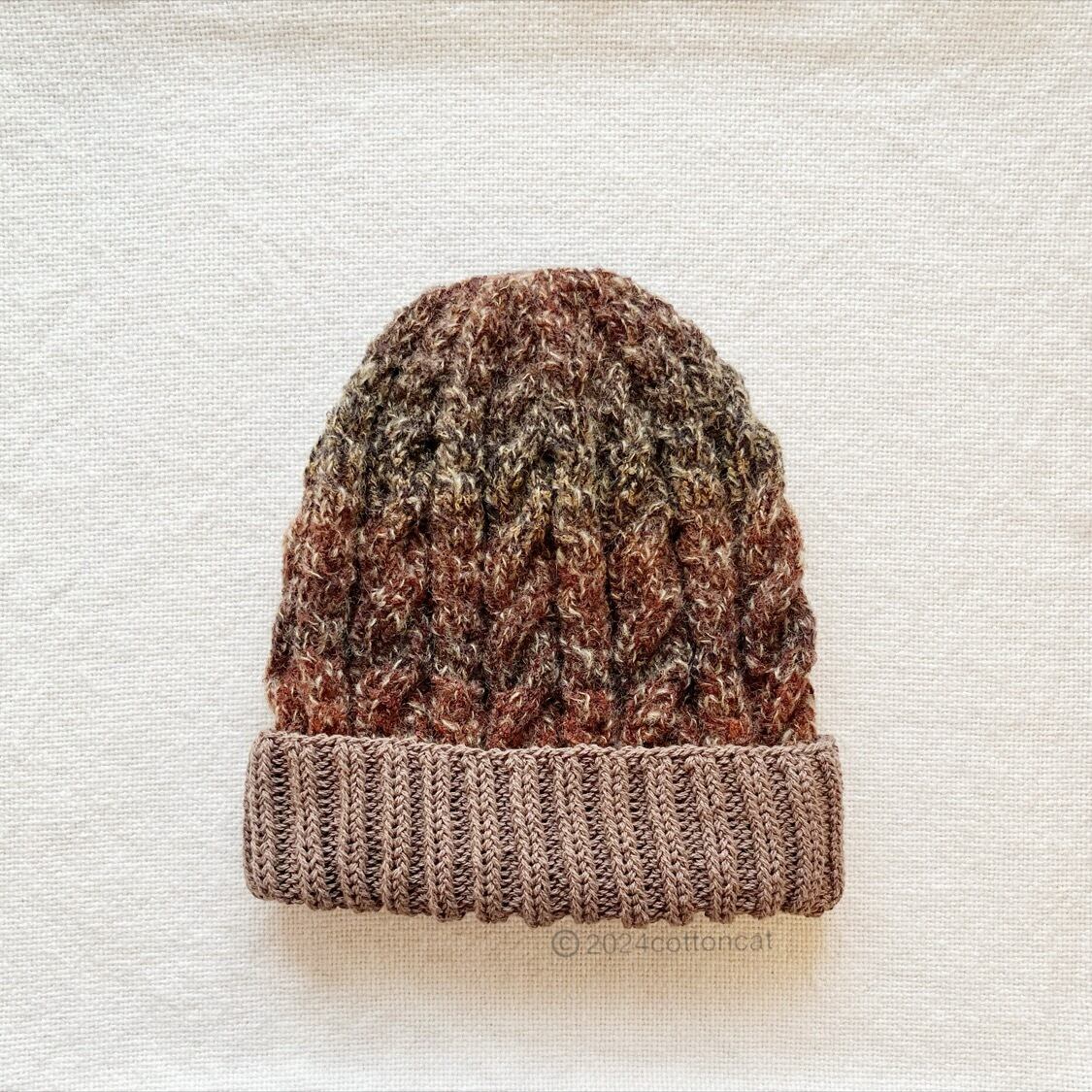 ideaswam ビーニー　ブラウン ideaswam ビーニー ブラウン ideaswam ビーニー ブラウン HEADWEAR