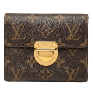 ルイ ヴィトン モノグラム ポルトフォイユ コアラ 二つ折り財布 M58013 ブラウン PVC レザー レディース LOUIS VUITTON 【中古】