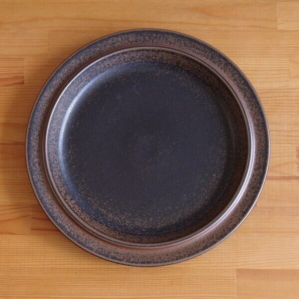 アラビア ARABIA ルスカ Ruska ブラウン プラター プレート 大皿 33cm