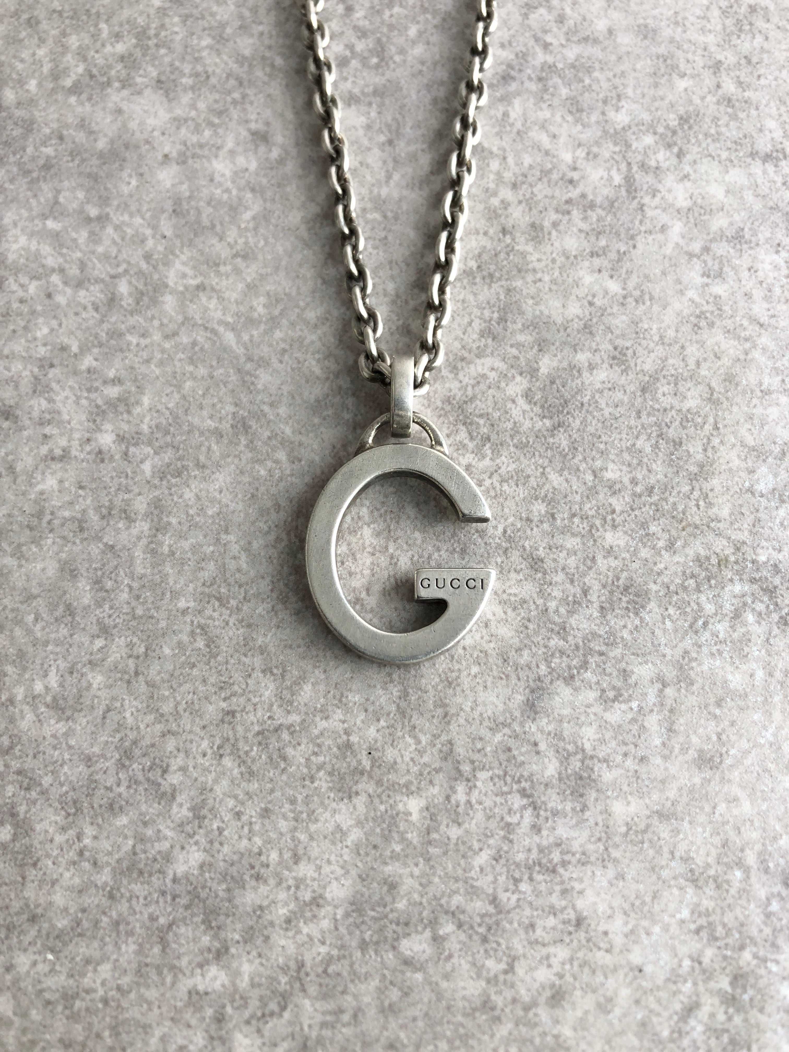 GUCCI グッチ ネックレス シルバー Gモチーフ 925 vintage
