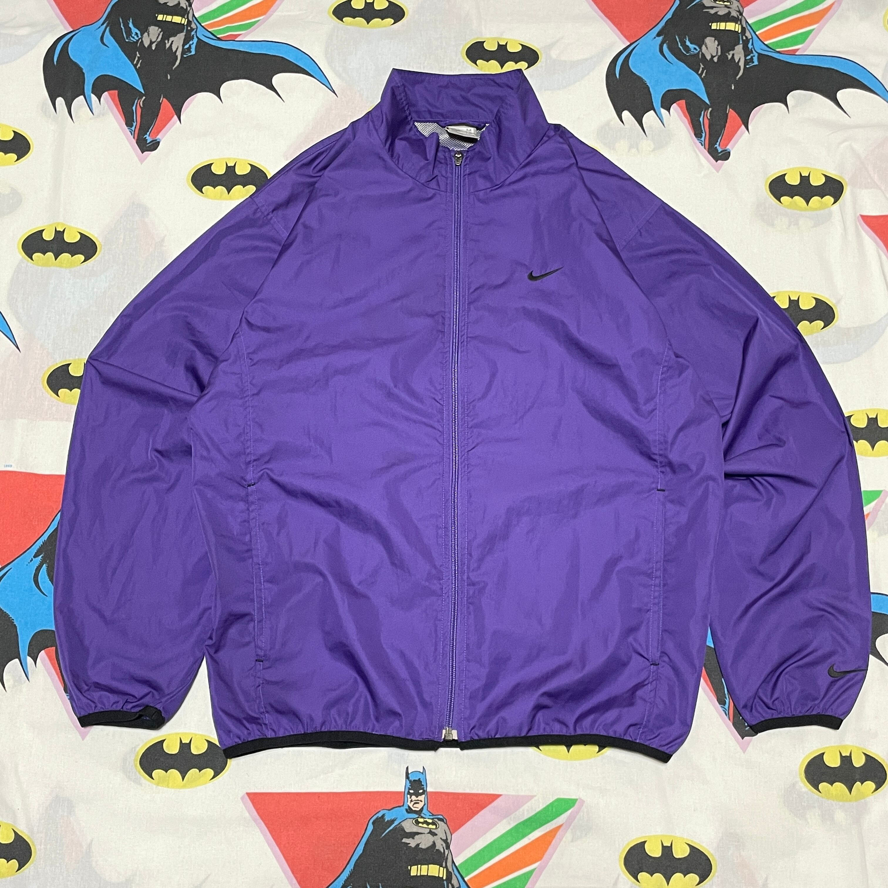 00s Nike ナイキ ナイロンジャケット 紫 パープル プルオーバー