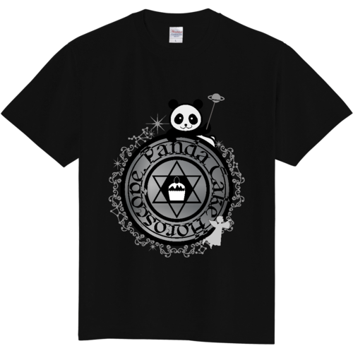 【送料込】オリジナルロゴTシャツ/ブラック/Panda Cake Horoscope.
