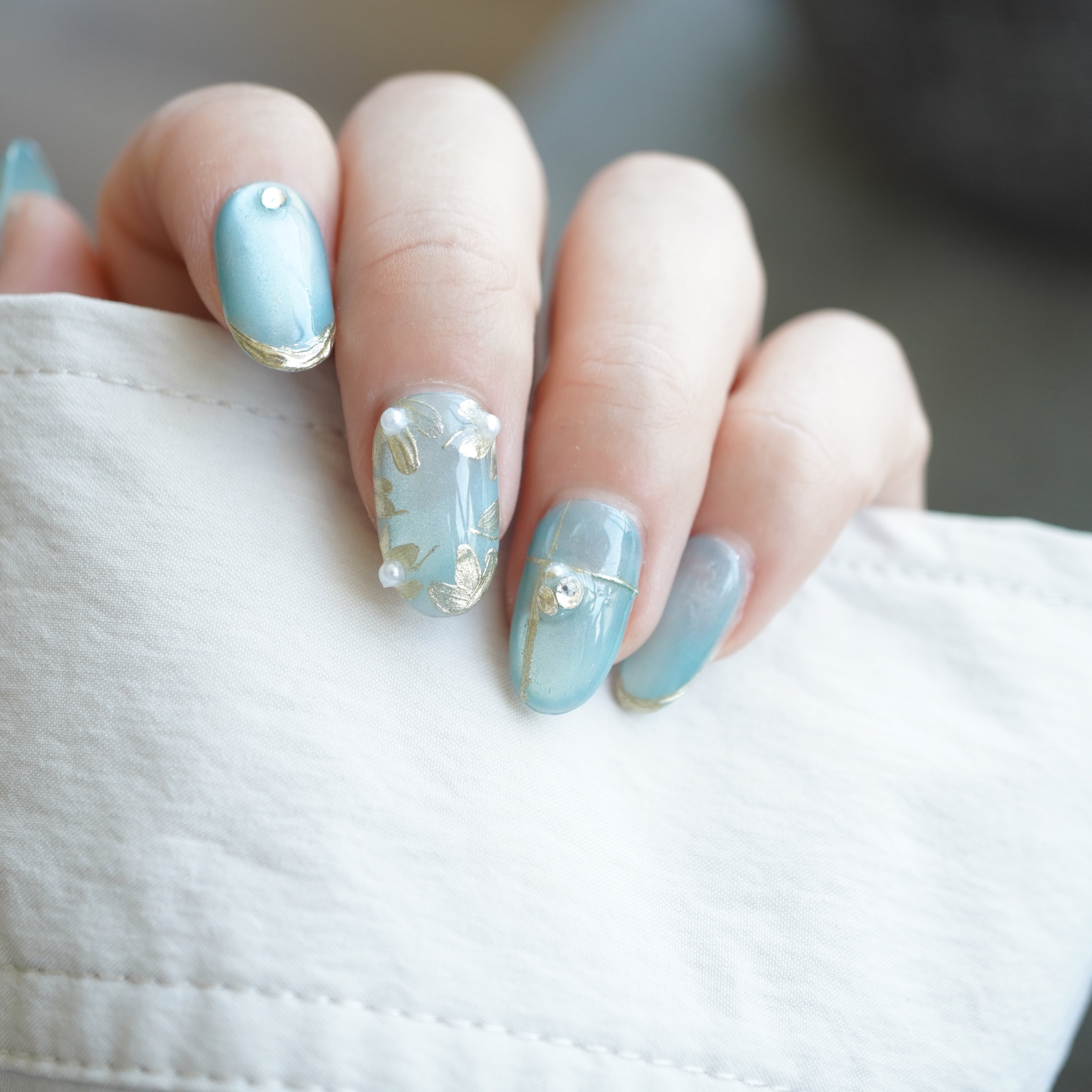 #446 キャディーチップ/XY022 繰り返し使えるネイルチップ