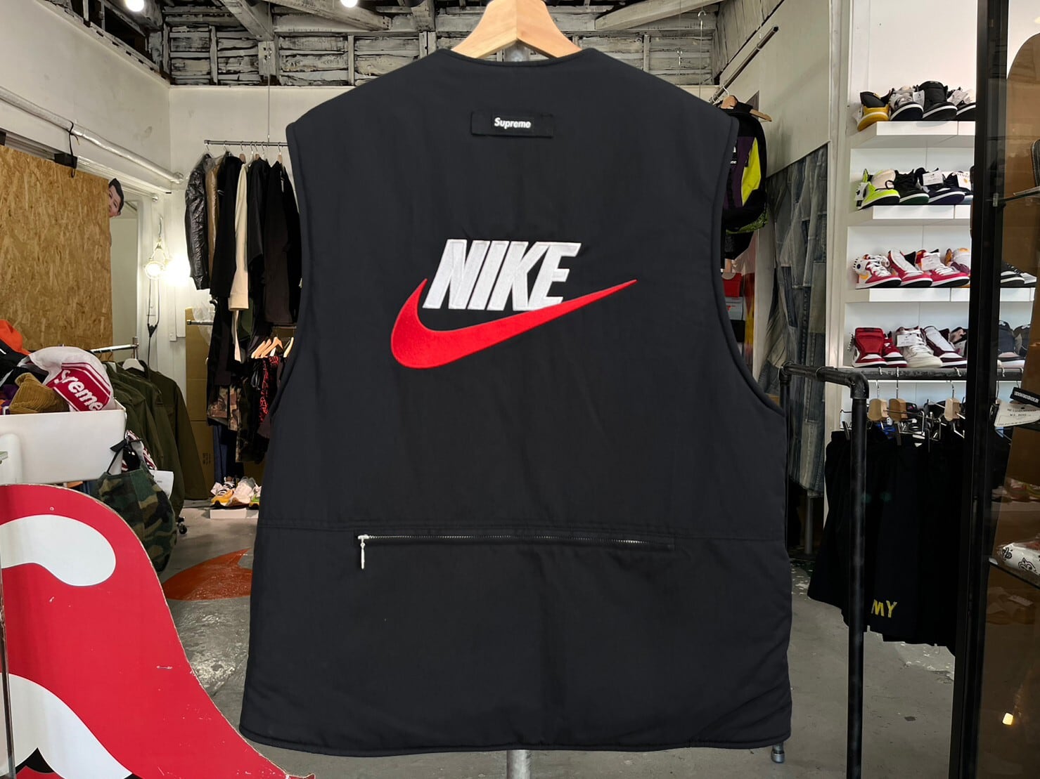 Supreme Nike Reversible Nylon Vest 美品