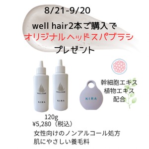 well hairキャンペーン