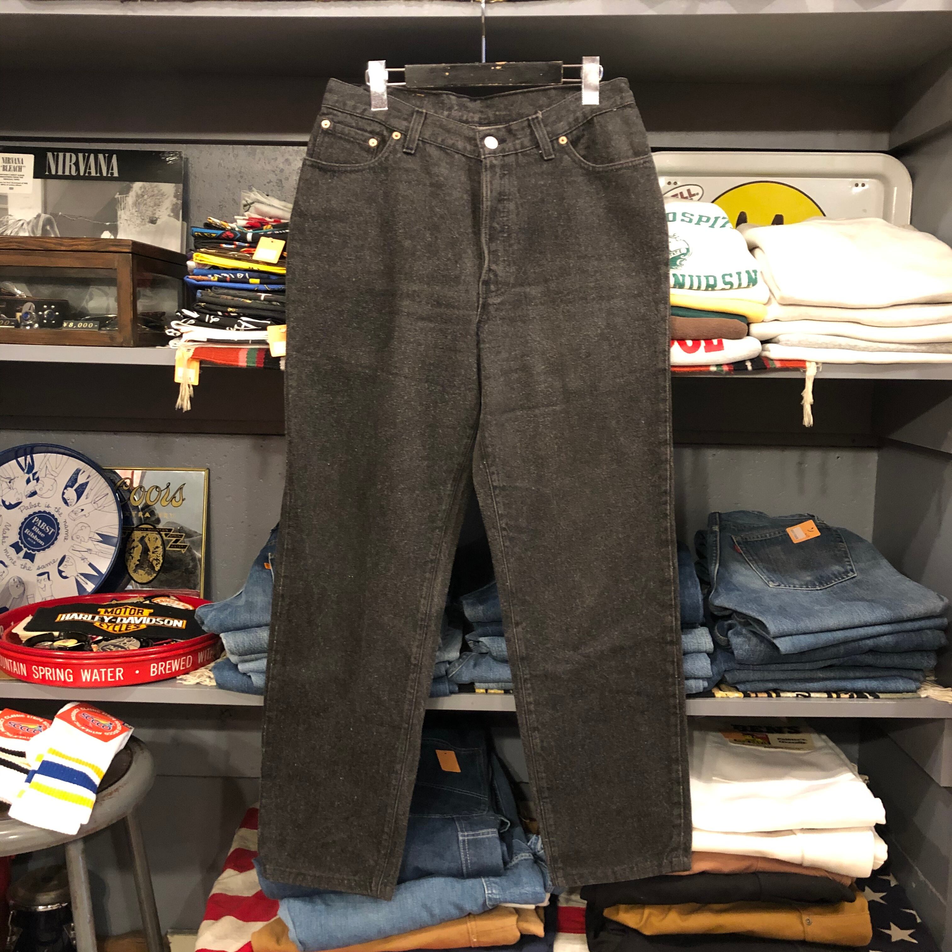 90's levi's 17501-0658 先染め黒 denim