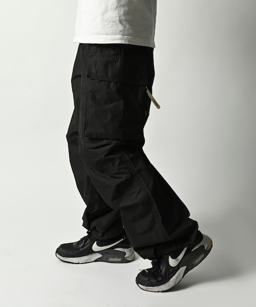 ADAM PATEK used wash cargo pants (BLK) AP2418015