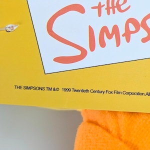 ☆DEADSTOCK / VINTAGE1999☆【 The Simpsons(ザ シンプソンズ) 】バート・シンプソン オレンジTee / plush toy / ぬいぐるみ 〚アメリカン雑貨 アメトイ〛