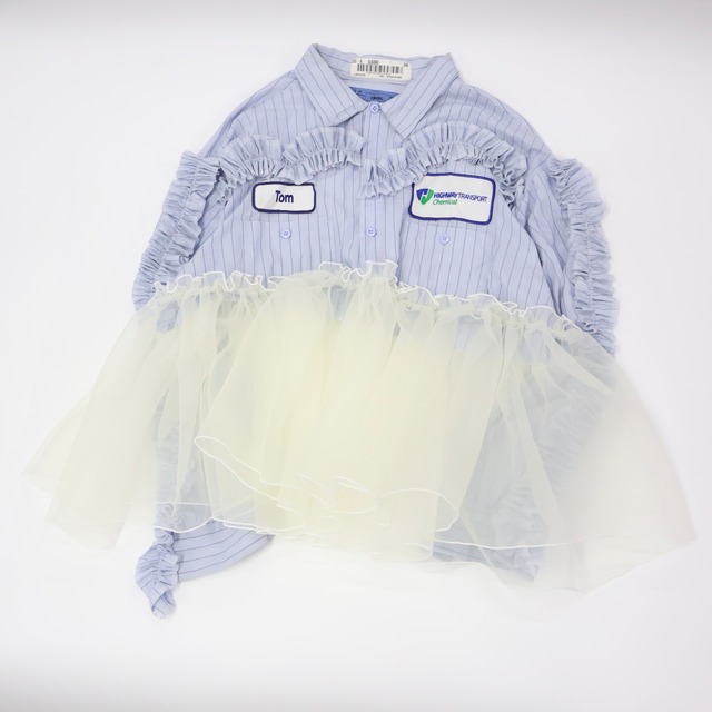 frill shirt tops