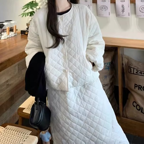 【2点セット】ダイヤ刺繍ジャケット＋ロングスカート ・9503