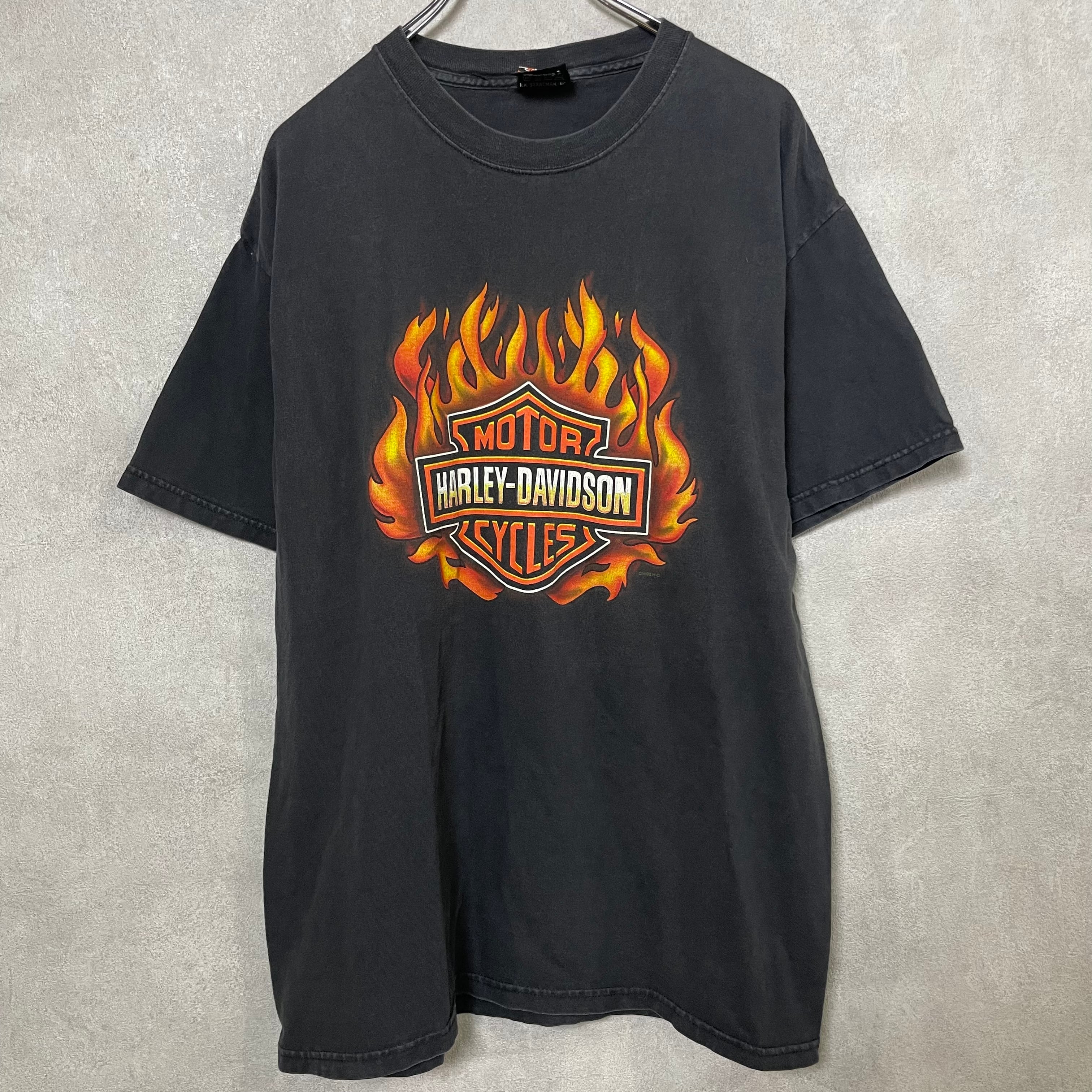 HARLEY-DAVIDSON ハーレーダビッドソン 両面プリント 半袖Tシャツ T ...