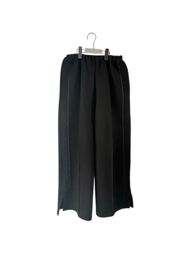 DOUBLE KNIT SLIT PANTS / F2