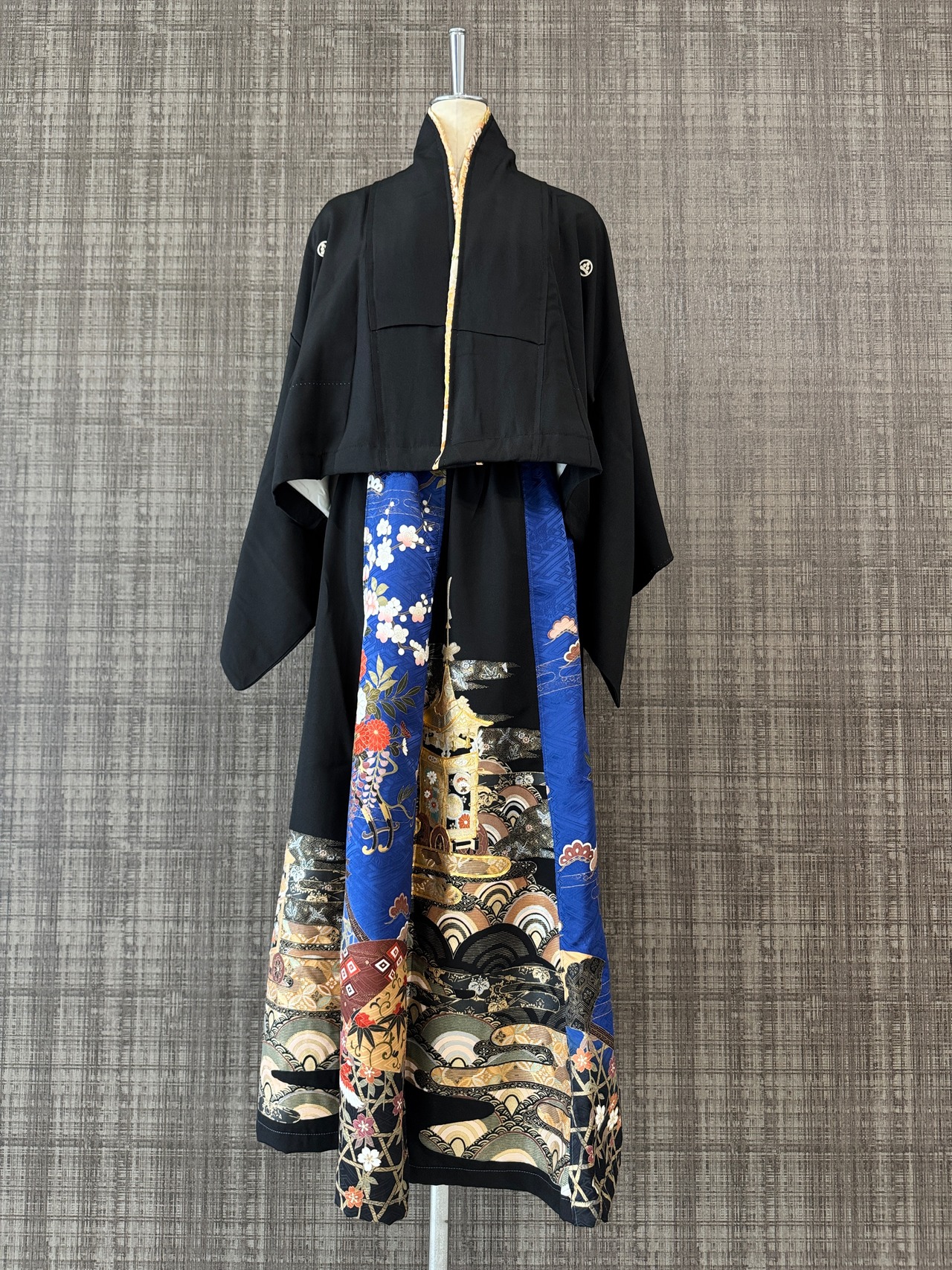 Two piece sets 664 2jacket+1skirt