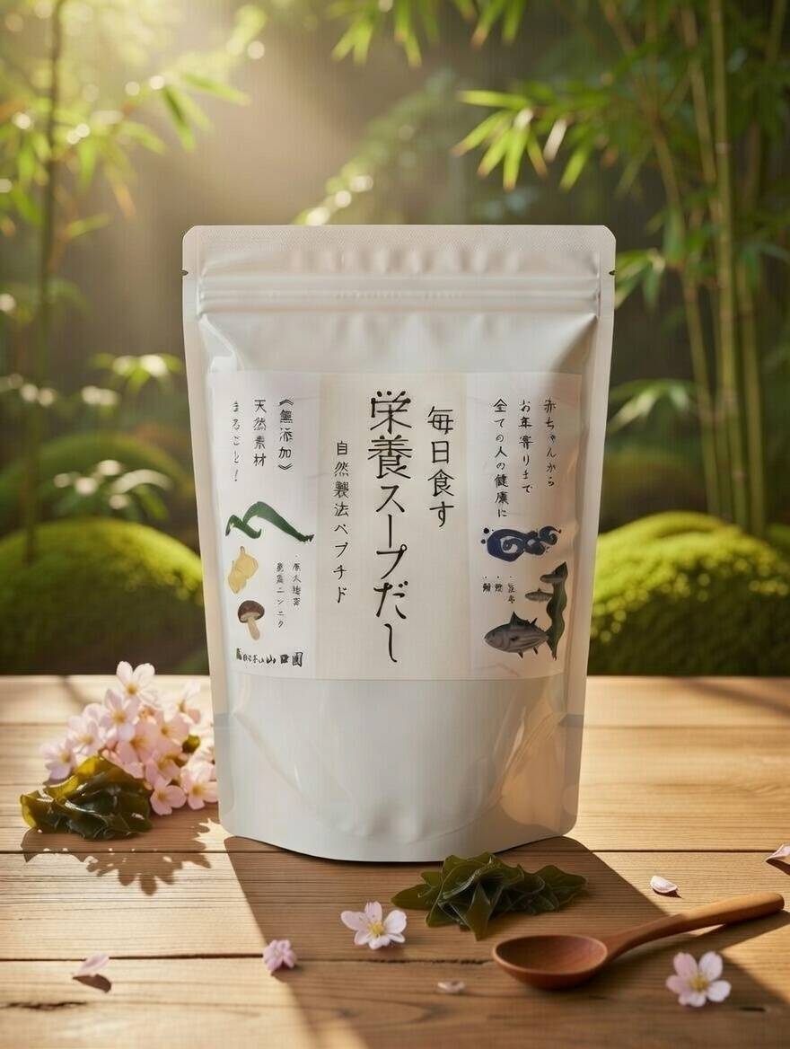 栄養スープだし(自然製法ペプチド) 500g入り | お茶の山口園