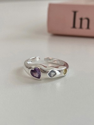 【即納商品】jewel stone ring