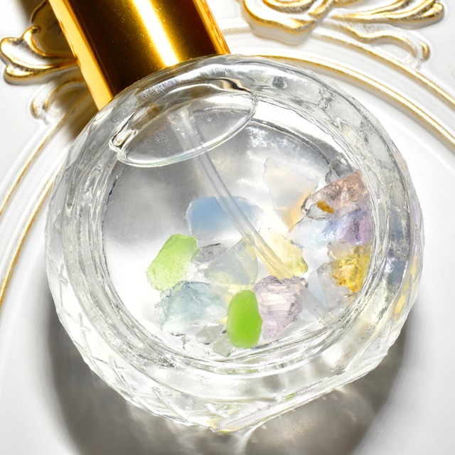 《No.1-2》アンダラ原石入り！浄化ミニスプレー　天然石や場の浄化に