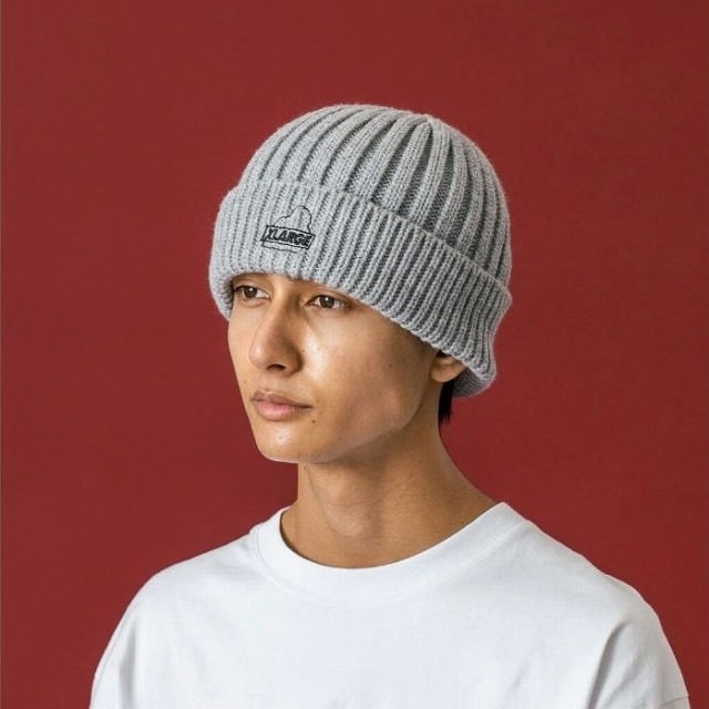 エクストララージ ニット帽 ニットキャップ XLARGE SLANTED OG RIB