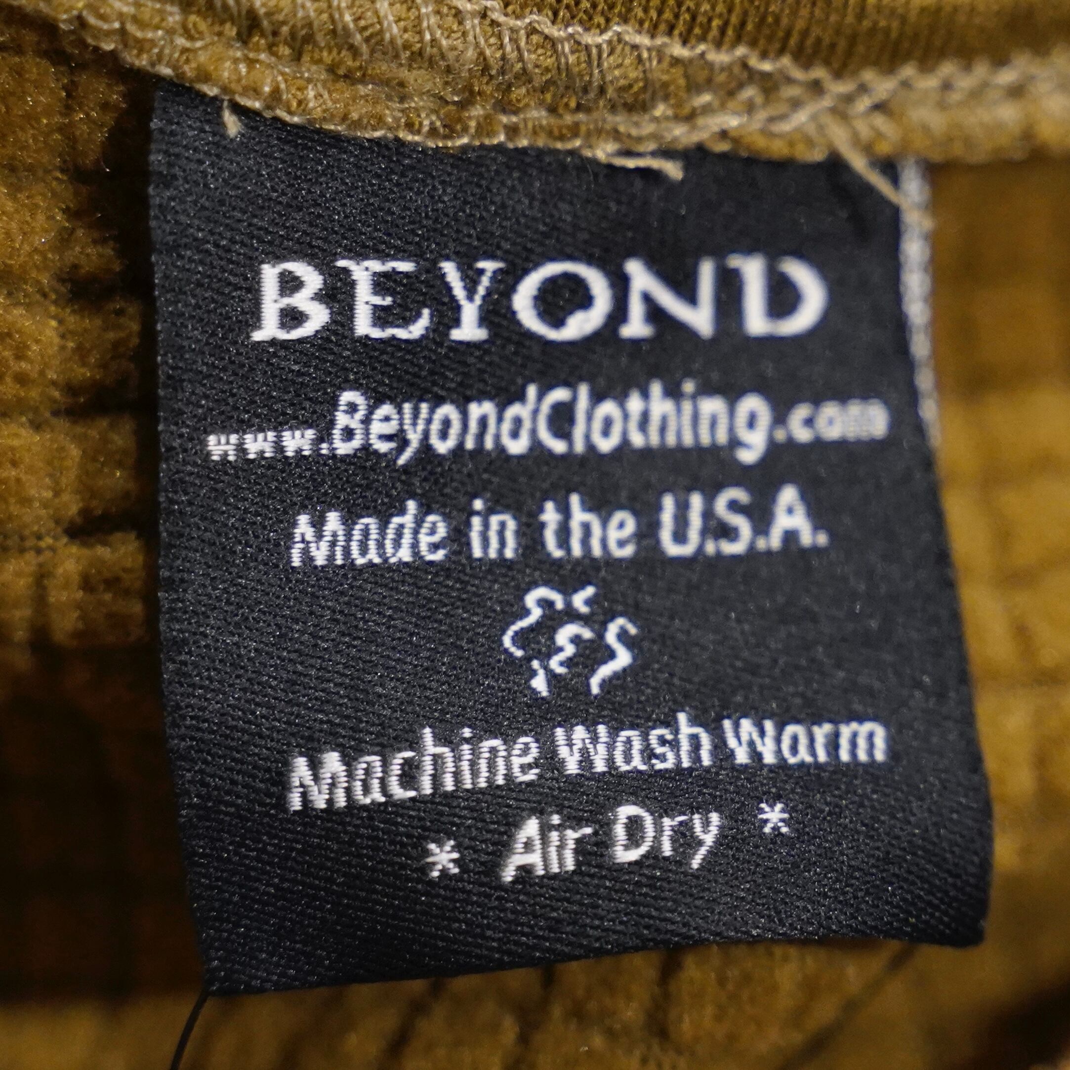 Dead stock BEYOND CLOTHING Level2 grid fleece coyote made in USA ...