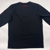 MAMMUT マムート 袖デザイン 速乾 長袖 Tシャツ カットソー サイズ L/ブラック系 レディース アウトドア 登山