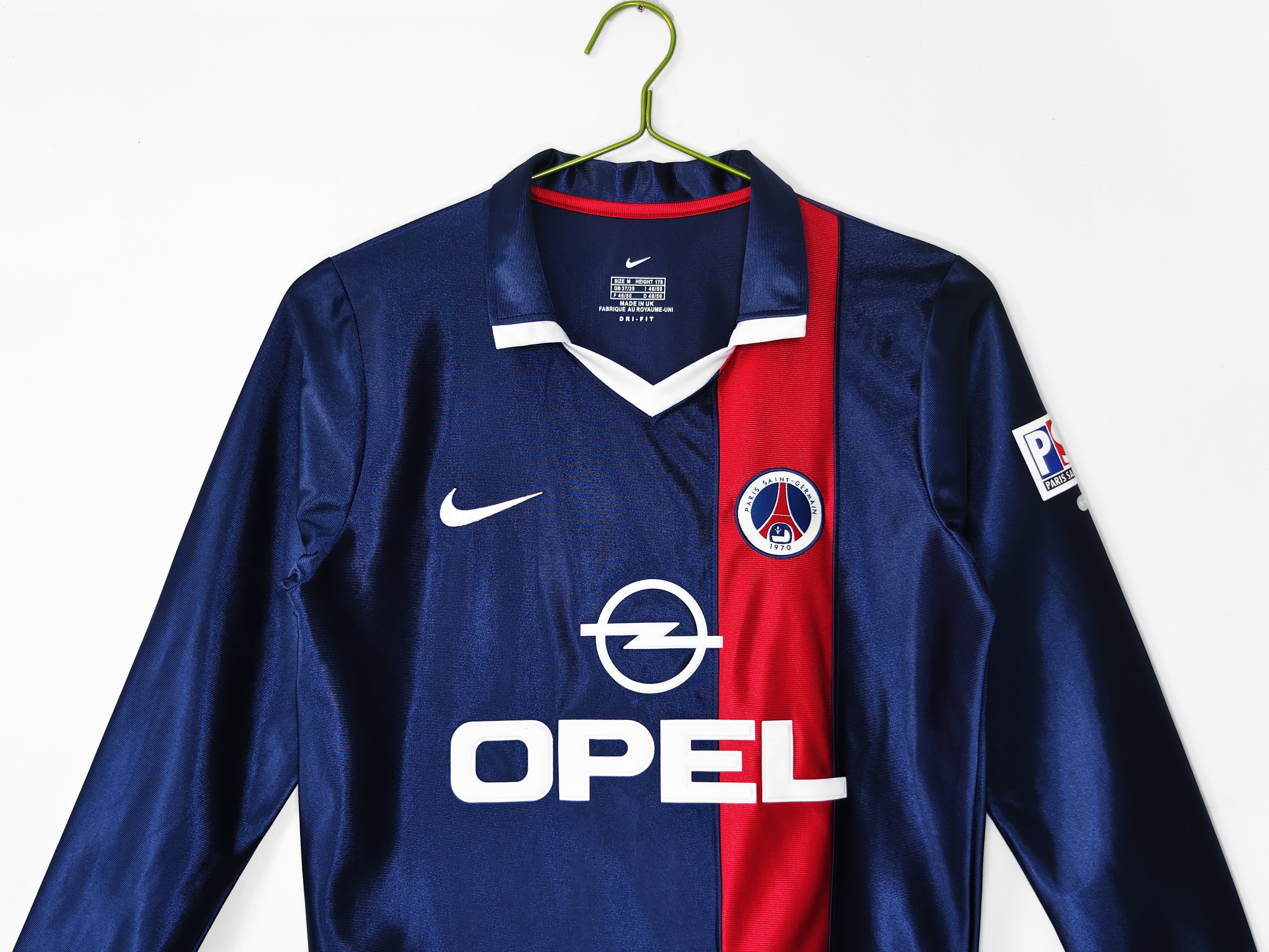 2001-02 PSG Home jersey パリサンジェルマン 01-02 ホーム 長袖
