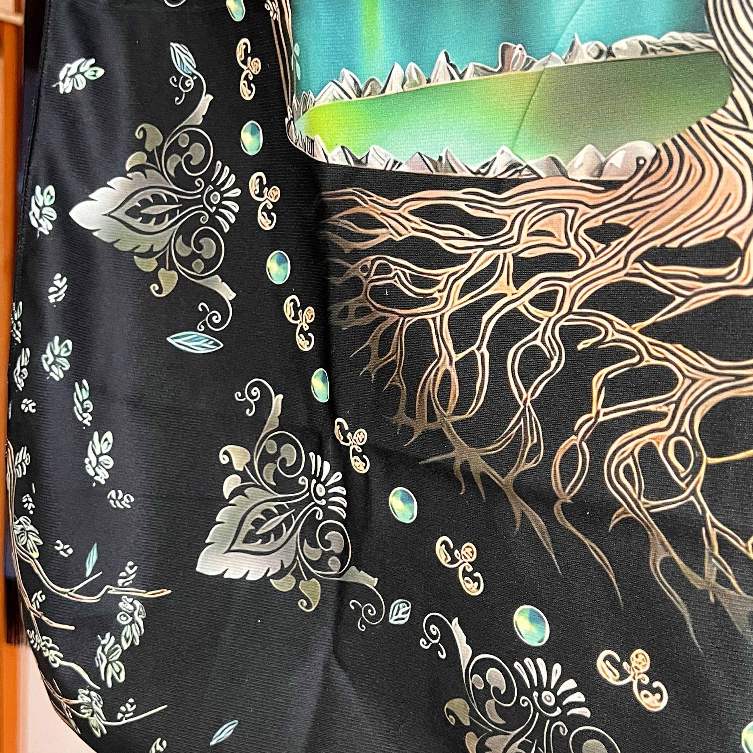 生命の樹 タロットクロス 幻想的 タペストリー テーブルクロス 75×75