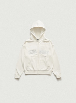 [The Barnnet] Campie Sweat Zip-Up Hoodie Jacket_Ivory 正規品 韓国ブランド 韓国通販 韓国代行 韓国ファッション ザ バーネット ザバーネット 日本 店舗