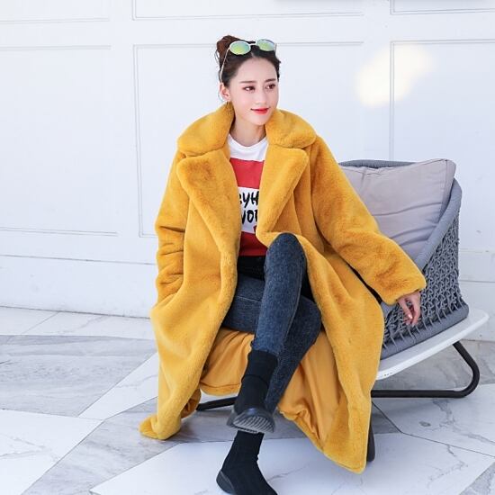 yello 20AW　エコファーコート＋ハット yello 20AW エコファーコート＋ハット yello yerro yellow イエロー